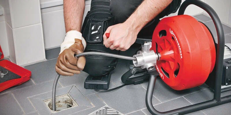 Drain cleaning service in Danville, California using professional plumbing equipment