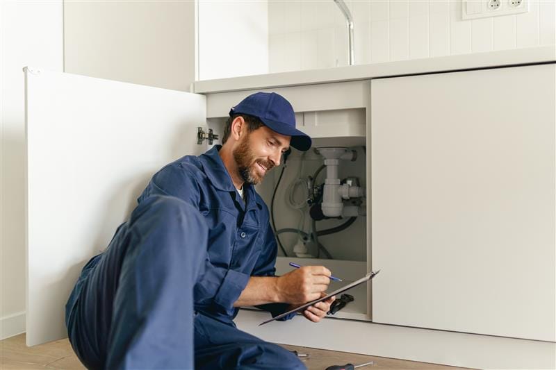 Local Danville, California plumber inspecting residential plumbing system